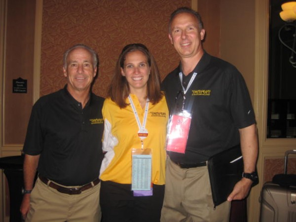 The 2014 JCC Maccabi Games & ArtsFest’s Rick Zussman (co-chair), Ariella Monson (director) and Gary Sikorski (security).