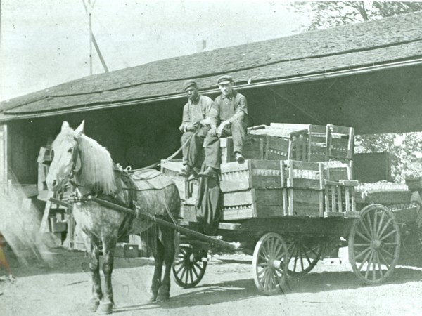 M. Jacob & Sons, early delivery service. Photo taken in 1905