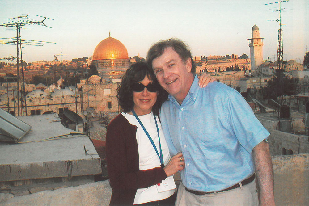Nancy and Jim Grosfeld in Jerusalem